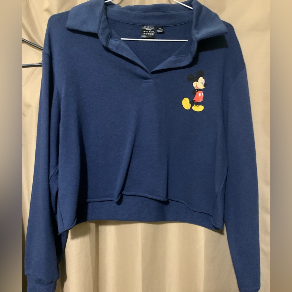 Mickey Mouse Crop Top - Loose Small